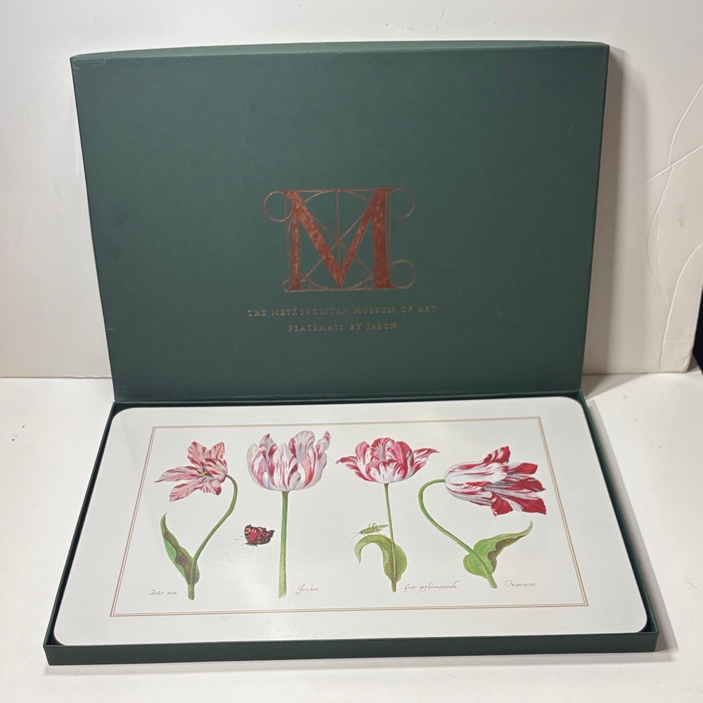 Metropolitan Museum of Art Tulip Placemats Set of 4 by Jason - Picture 11 of 11